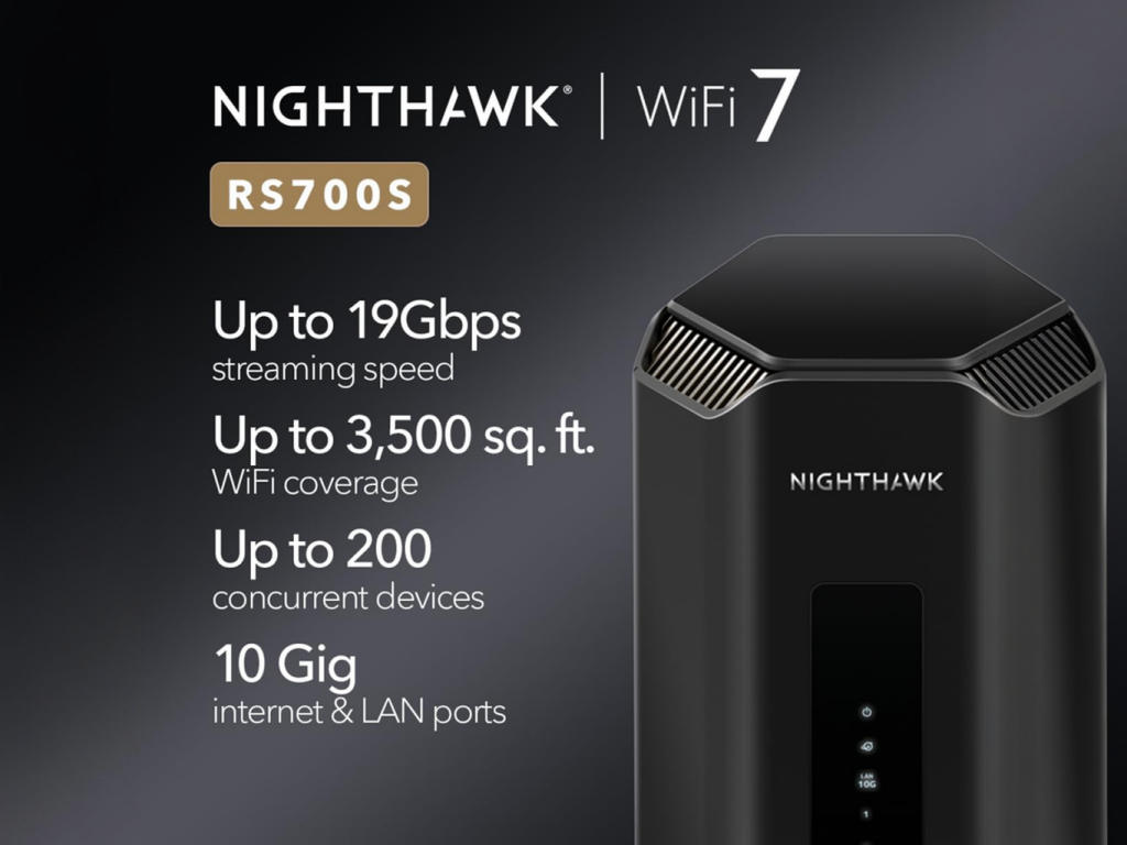 NETGEAR Nighthawk Tri-Band WiFi 7 Router