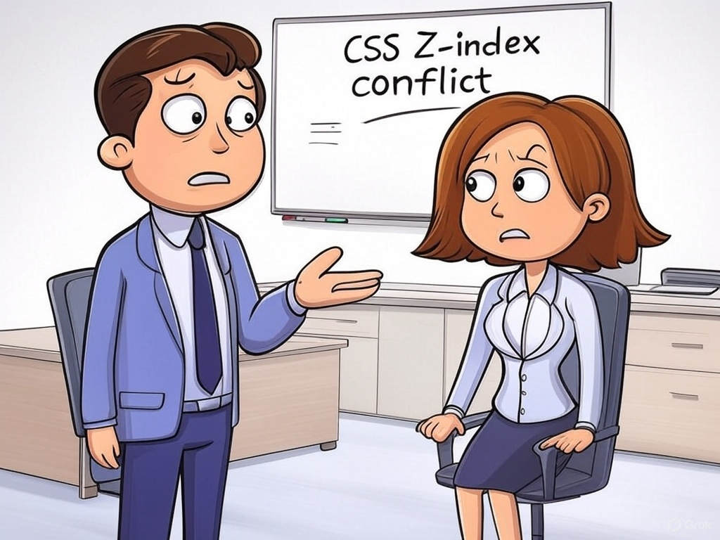 CSS Z-index conflict problem
