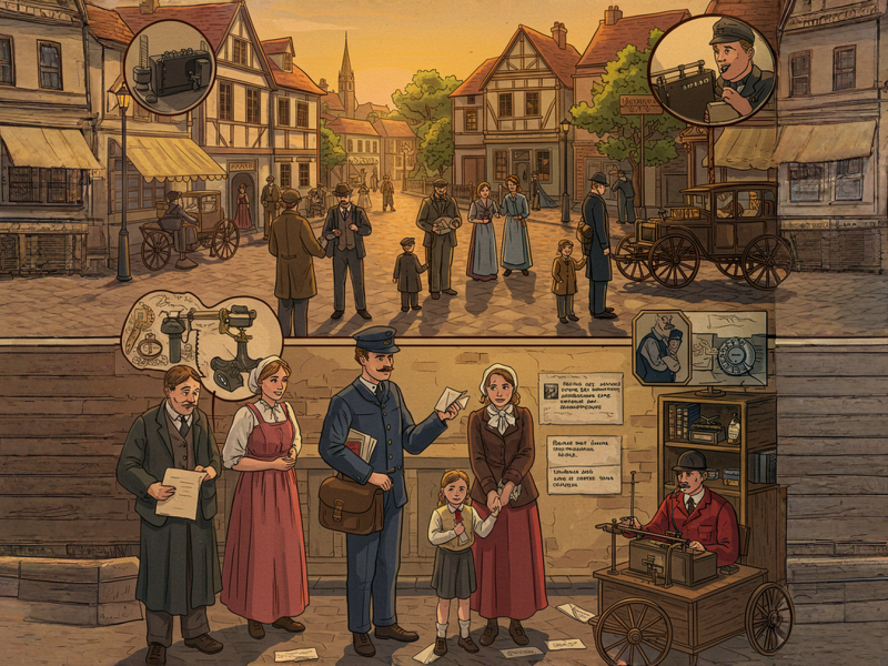 Communication in the past - slower and local limited