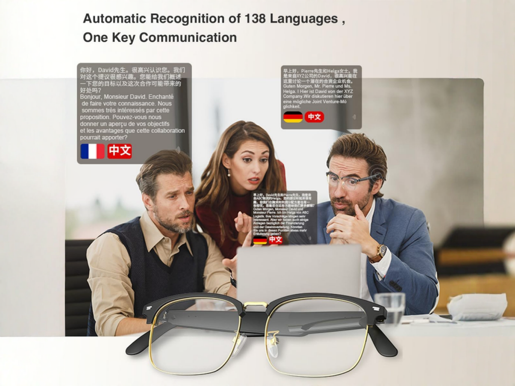 Enzemit Translator Smart Glasses