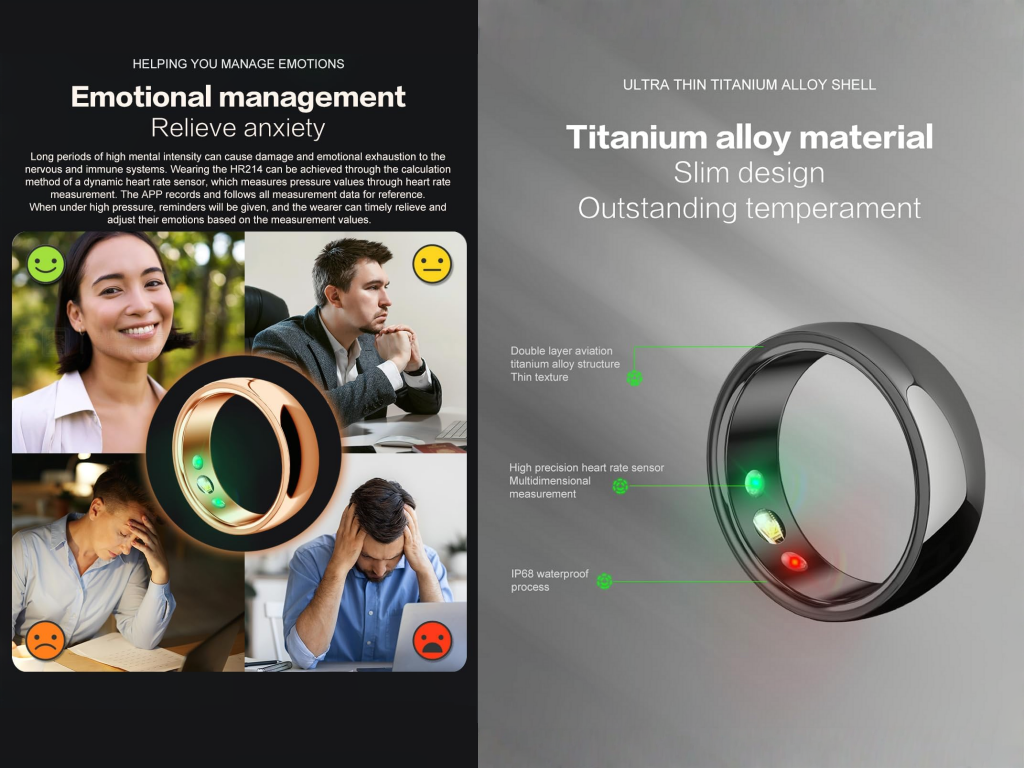 HeiheiTom Blood Pressure Smart Ring 002b