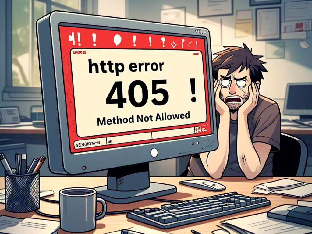 http error 405 - Method Not Allowed