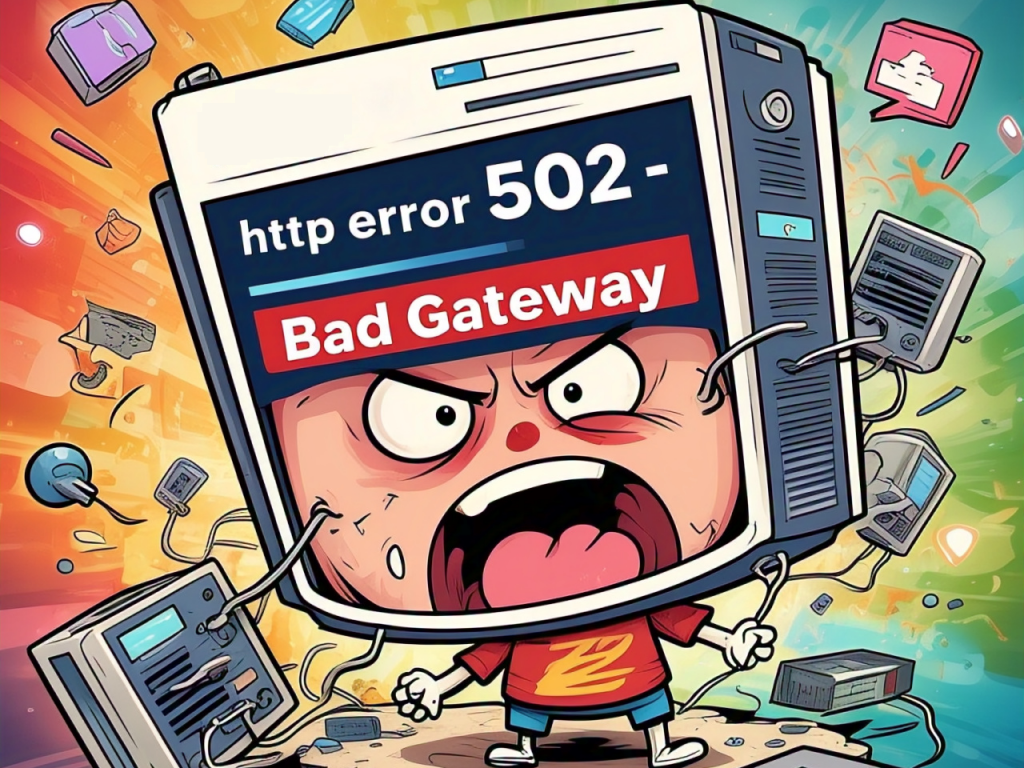 http error 502 - Bad Gateway