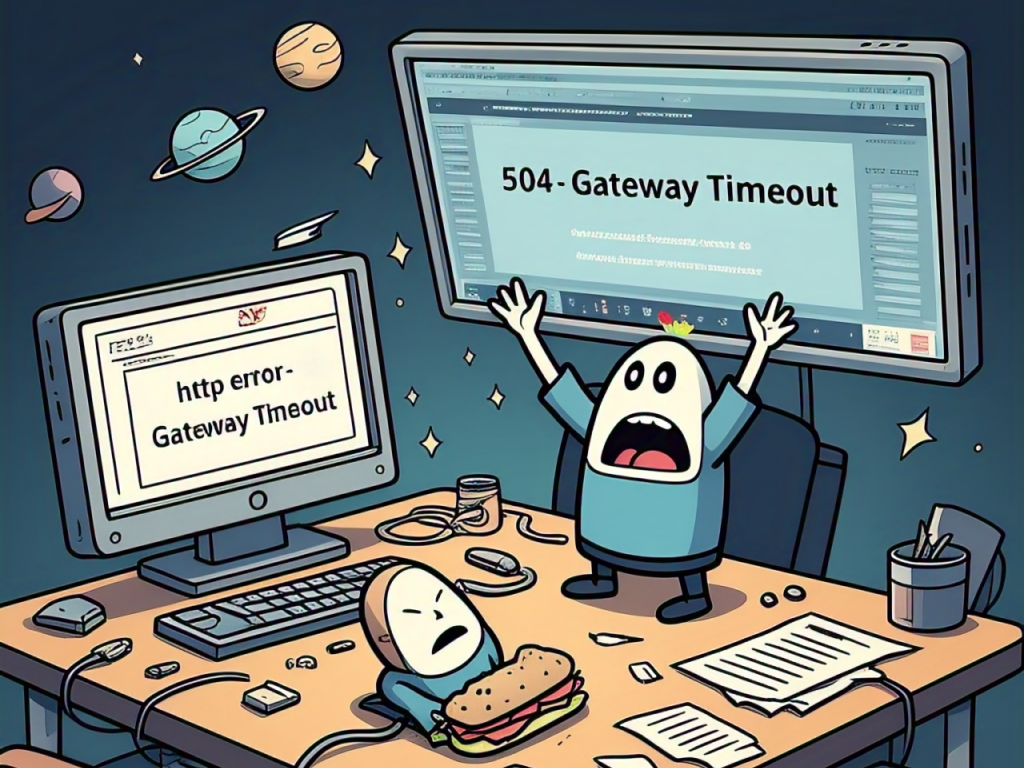 http error 504 - Gateway Timeout