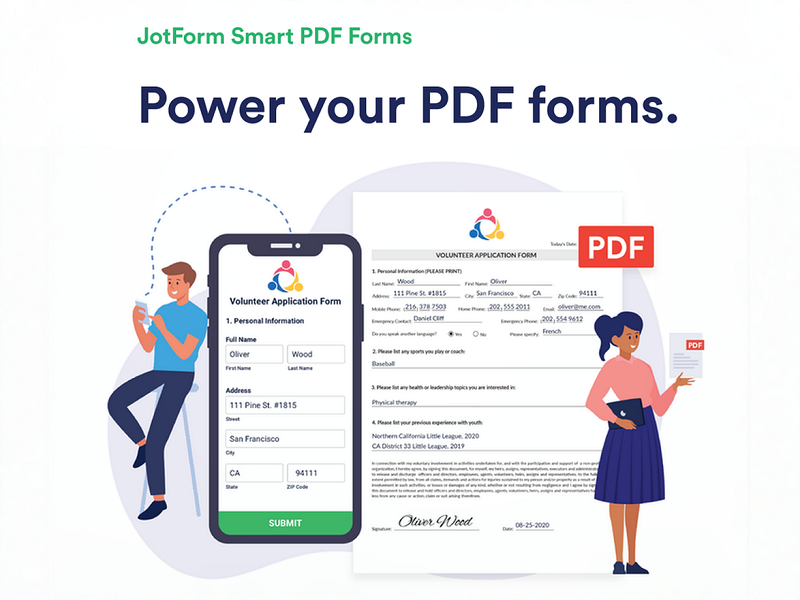 Jotform Smart PDF Forms